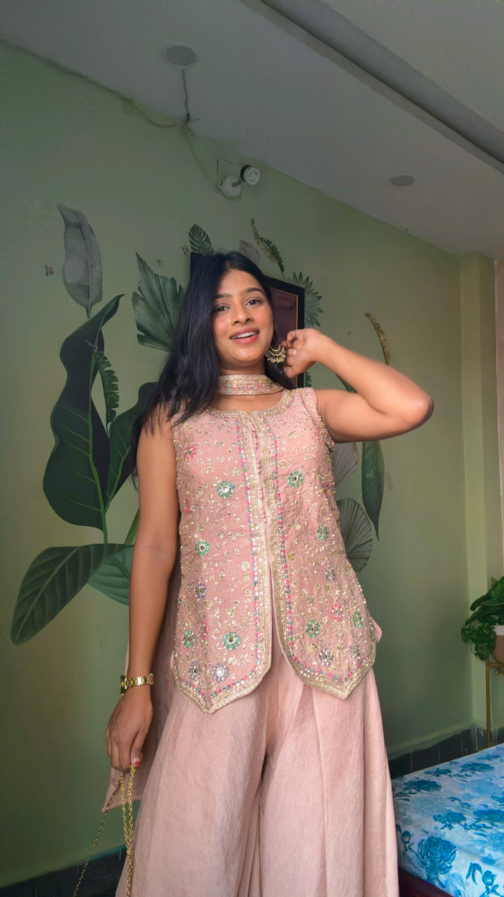 Peachy Tales Indo Western