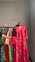 Red Garden A Line Suit