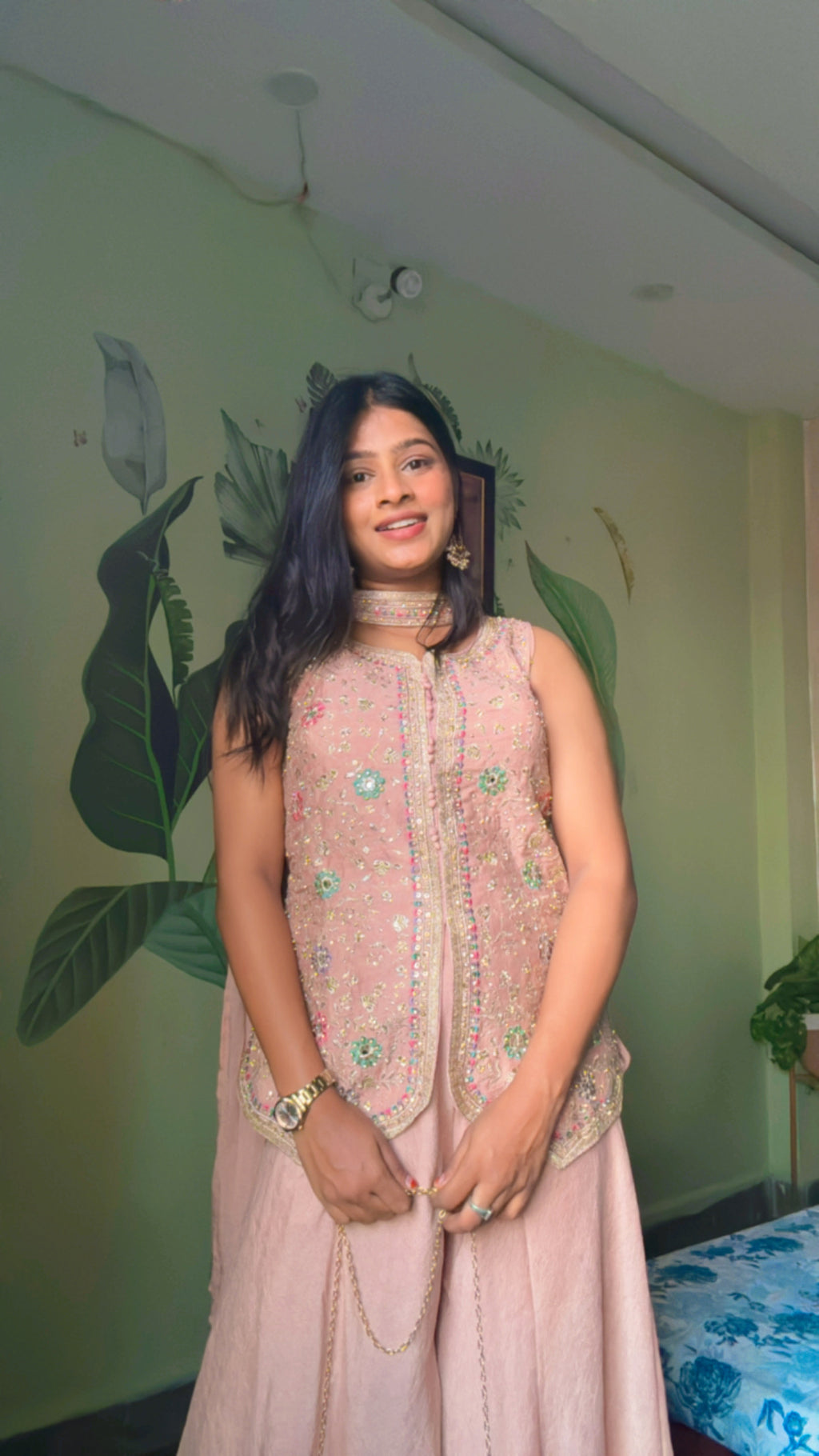 Peachy Tales Indo Western