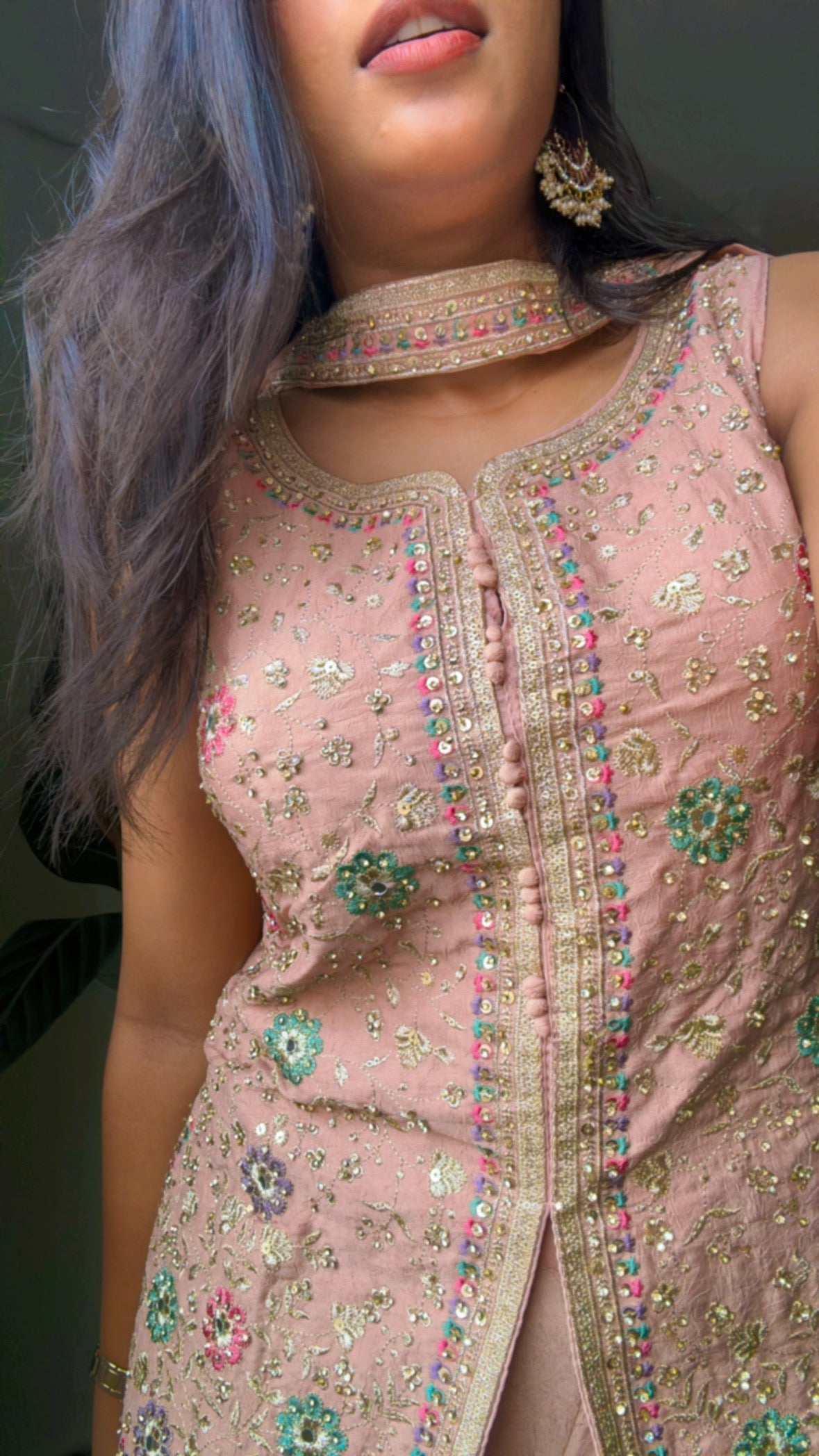 Peachy Tales Indo Western