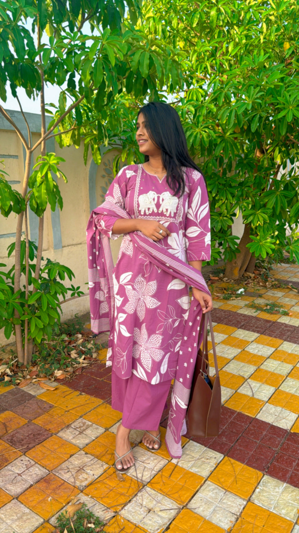 Purple Bloom Suit