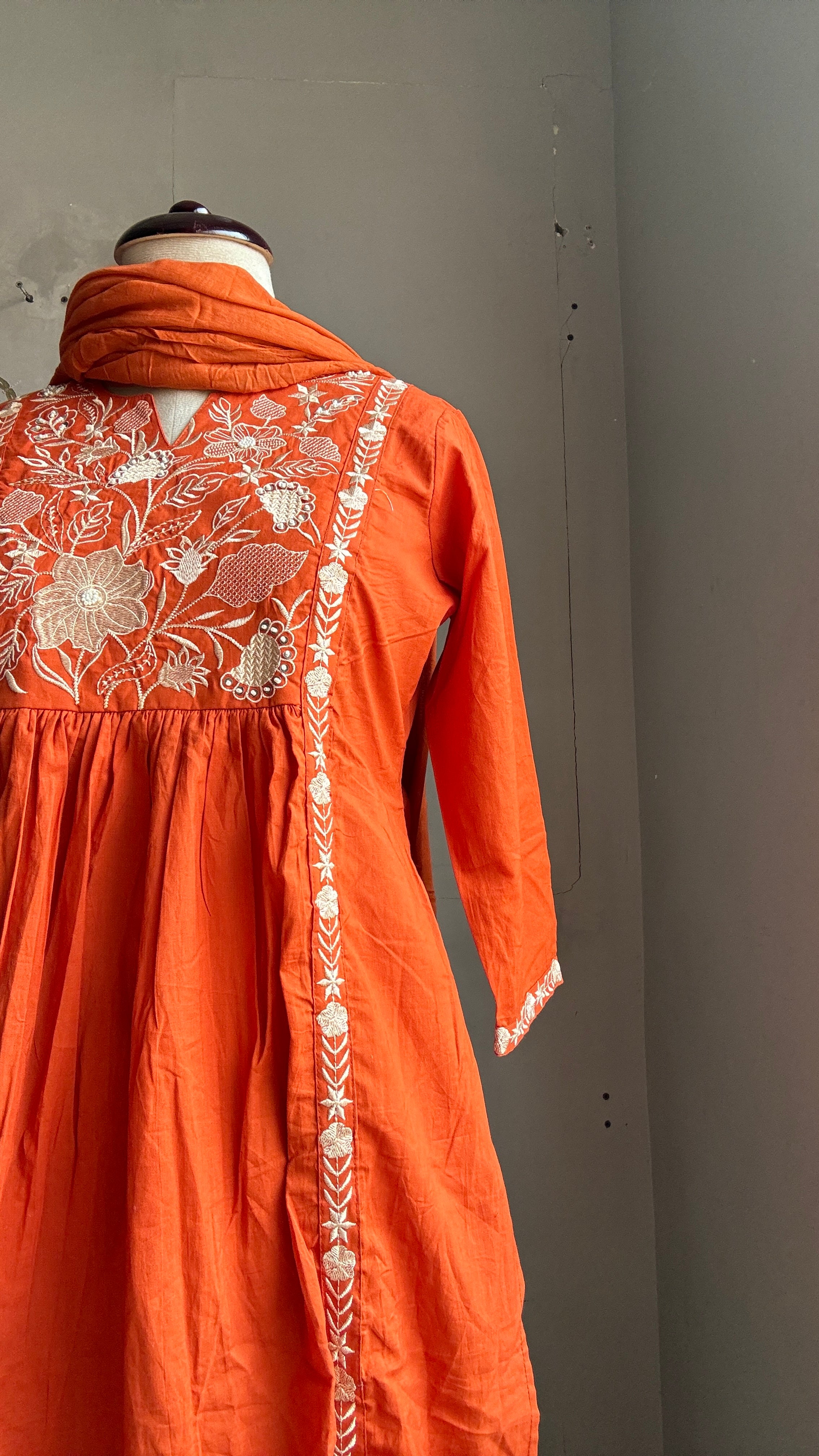 Embroidery Essence A Line Suit