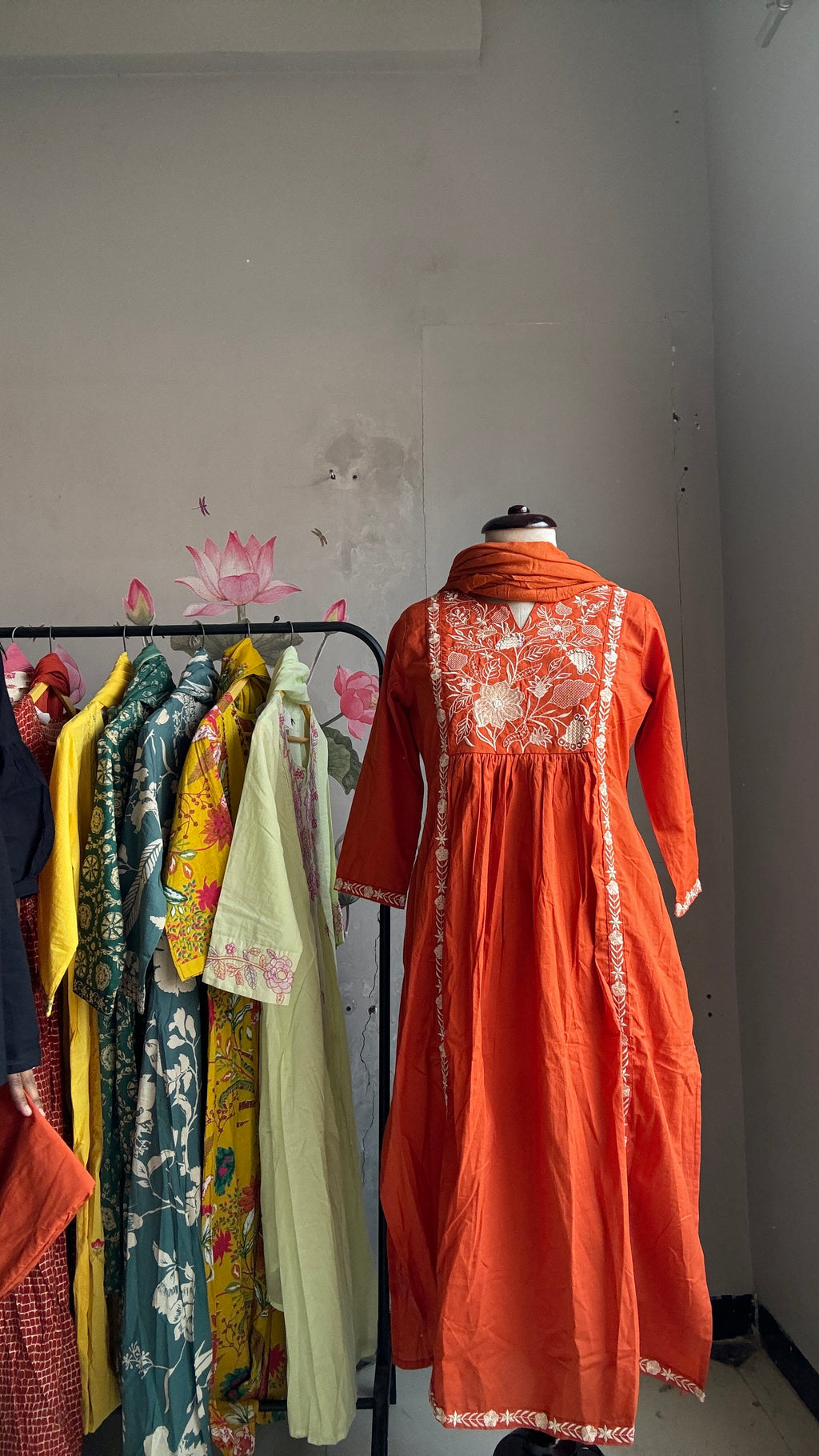 Embroidery Essence A Line Suit