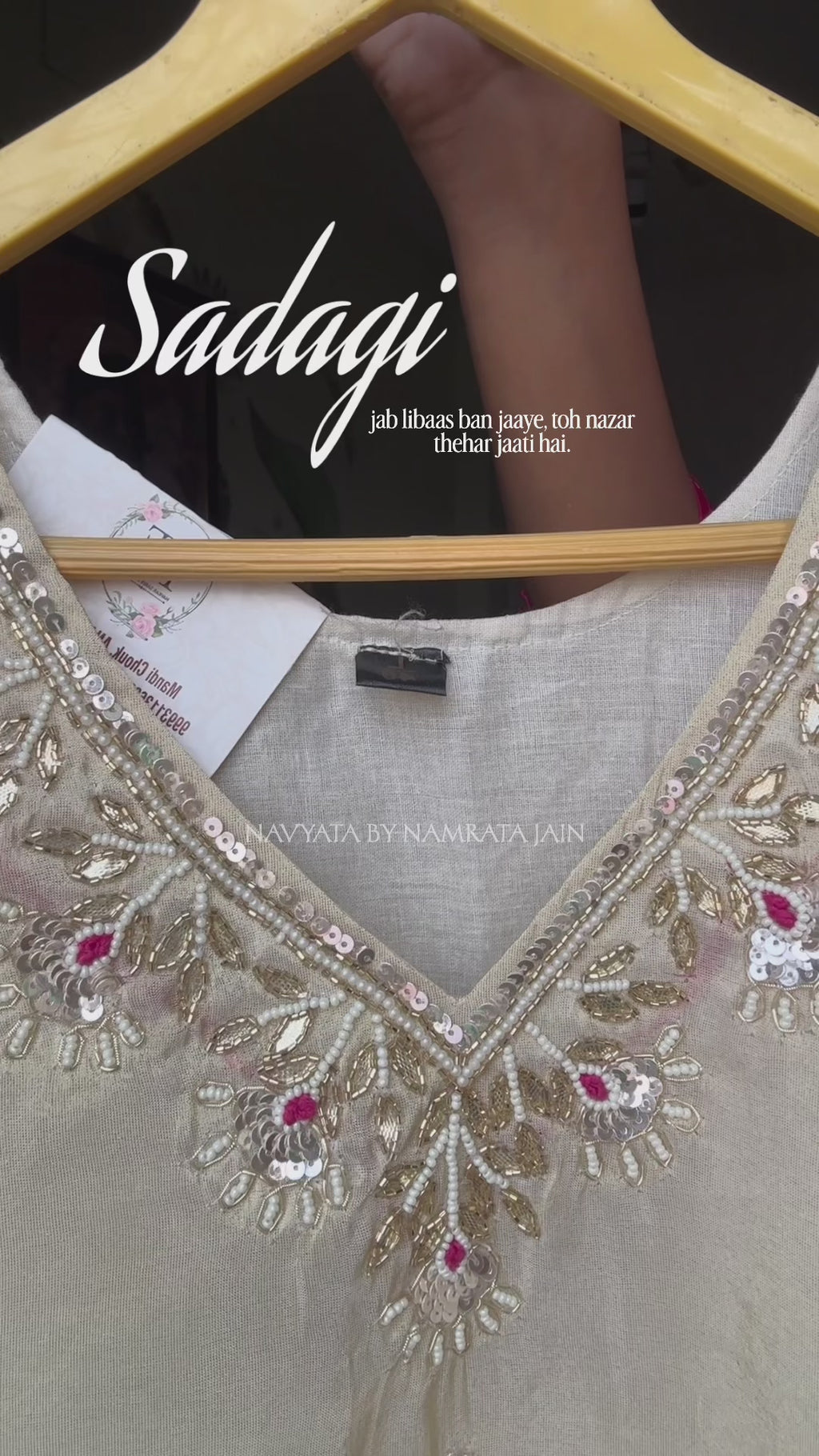 Saadagi Indo Western Set