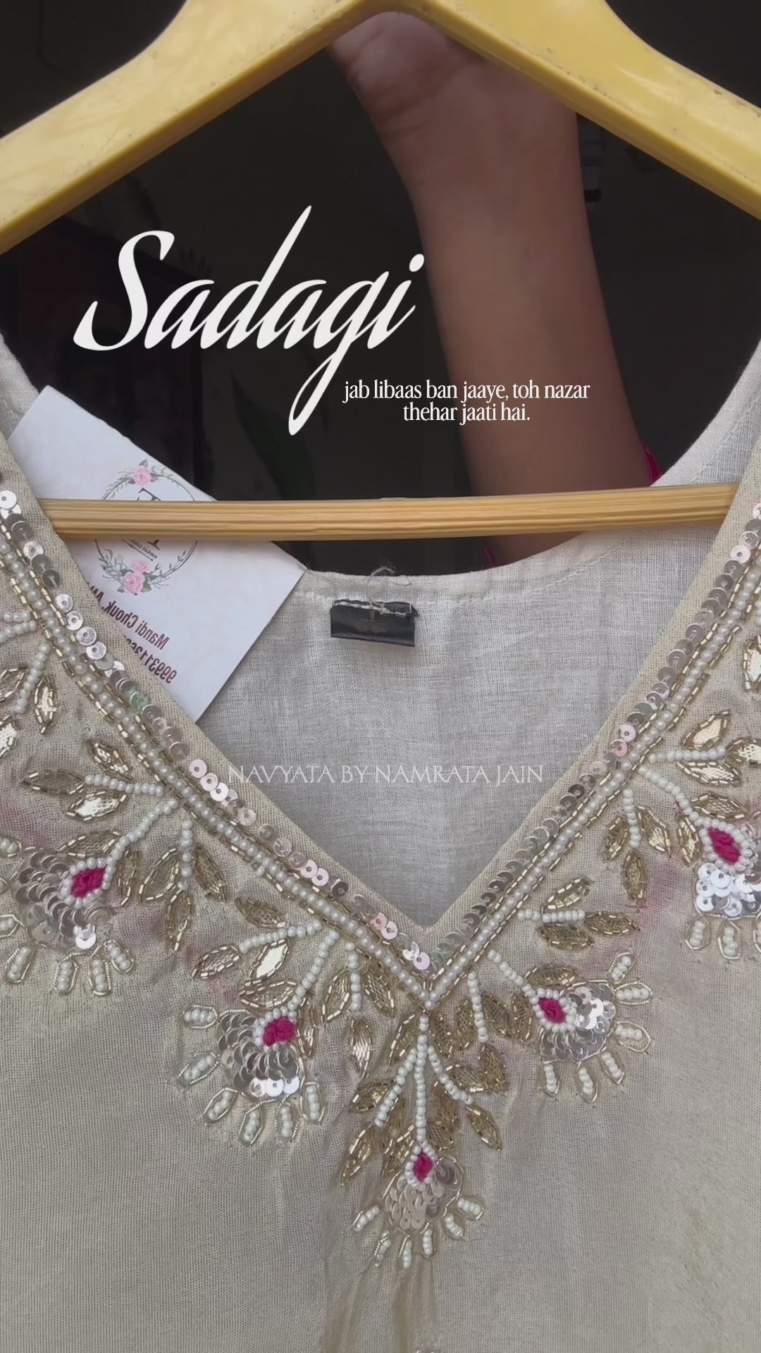 Saadagi Indo Western Set